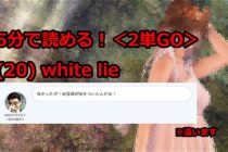 【ビジネス英会話Tips71 ＜2単GO＞　(20) white lieの意味と使い方が5分で読める！】